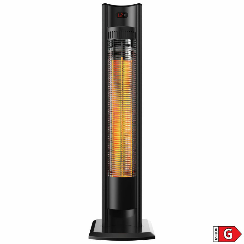 Heater Activejet Activejet APH-CS2000 Black 2000 W Steel Exterior