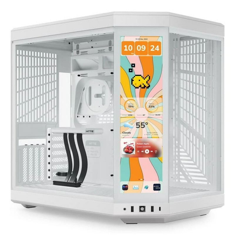 Case computer desktop ATX Hyte CS-HYTE-Y70TTI-WW Bianco