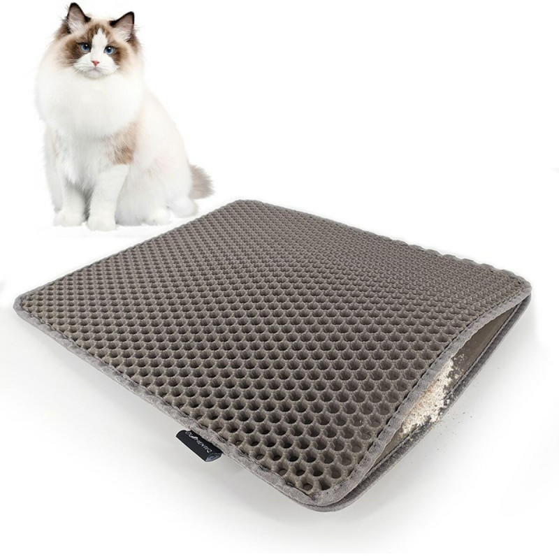 Cat Litter Tray Mat Diamentiq Grey EVA (1 Piece)