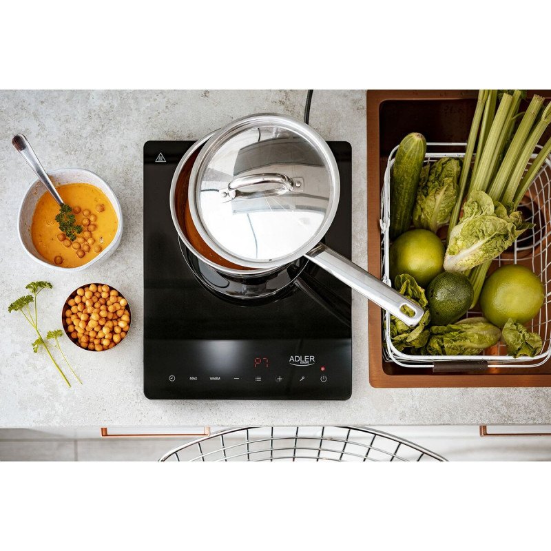 Placa de Indução Adler AD 6513 29 cm 2000 W