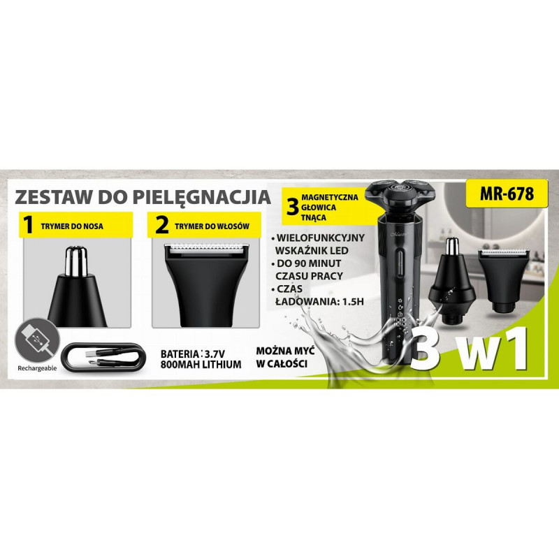 Hair Clippers Feel Maestro MR-678 1 Piece