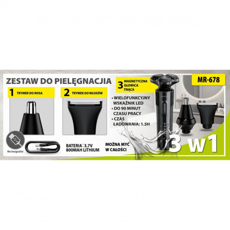 Aparadores de Cabelo Feel Maestro MR-678 1 Peça