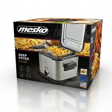 Friteuse Mesko MS 4910 Noir Argenté 900 W 1,5 L