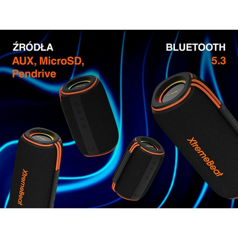 Altifalante Bluetooth Portátil Tracer XtremeBeat TWS Preto 15 W