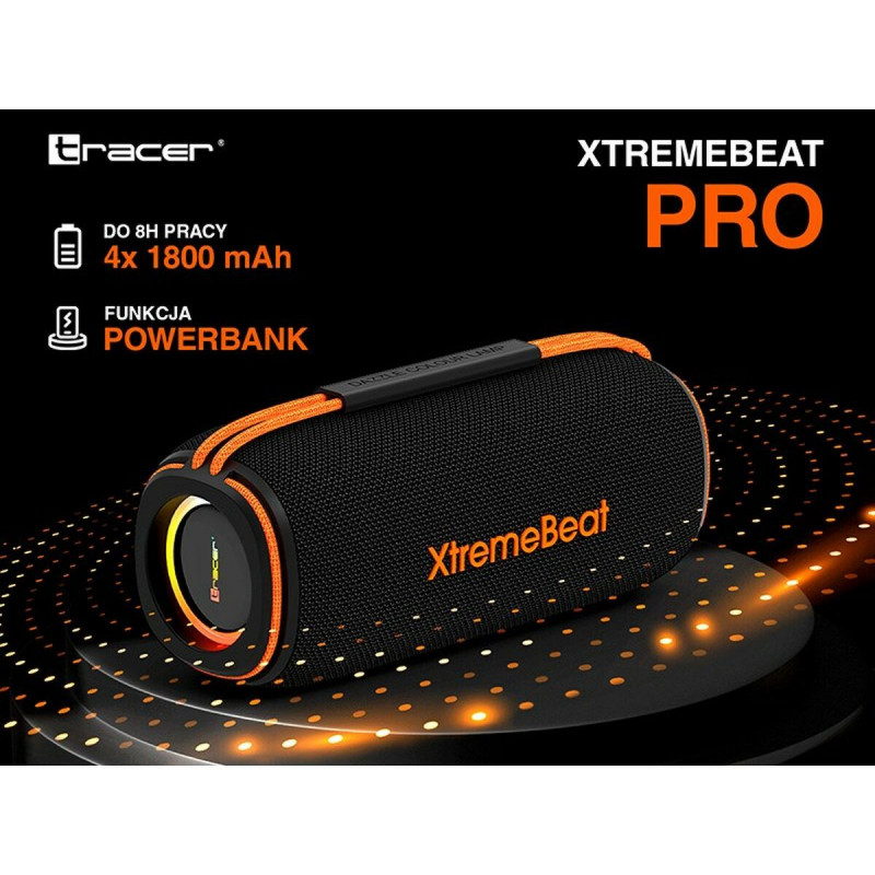 Portable Bluetooth Speakers Tracer XtremeBeat Pro Black 40 W