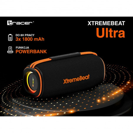 Tragbare Bluetooth-Lautsprecher Tracer XtremeBeat Ultra Schwarz 25 W