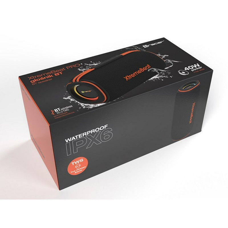 Altifalante Bluetooth Portátil Tracer XtremeBeat Pro Preto 40 W