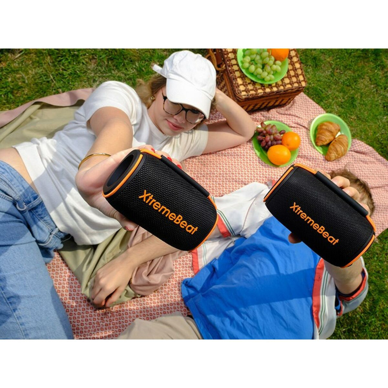 Portable Bluetooth Speakers Tracer XtremeBeat Lite TWS Black 10 W