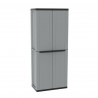Escobero Schrank. Terry JLine 368 Grau Schwarz/Grau Harz Kunststoff 68 x 37,5 x 163,5 cm