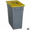 Poubelle recyclage Denox Jaune 65 L (2 Unités)