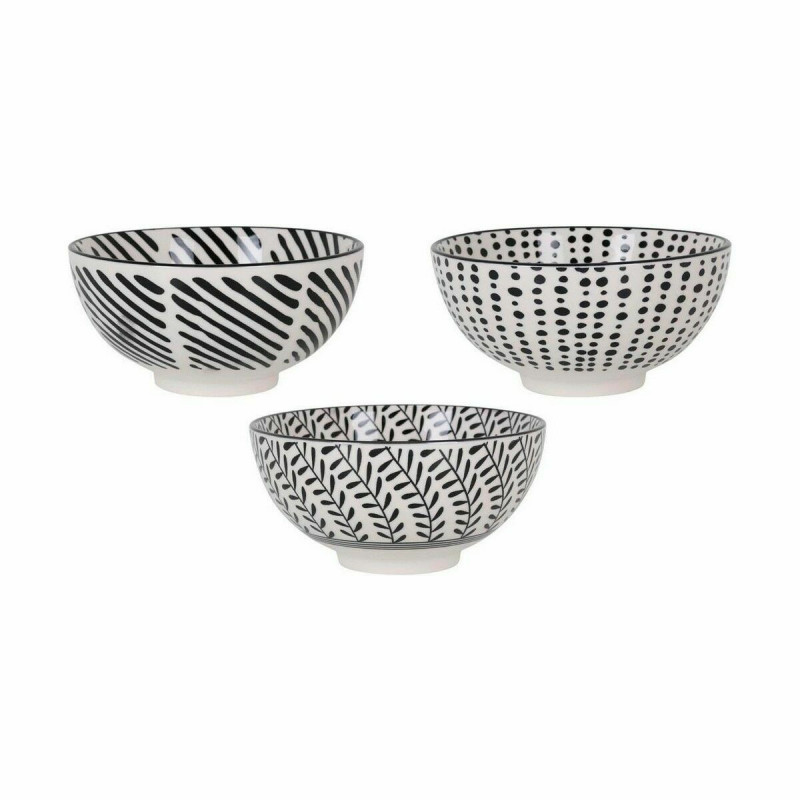 Ciotola per Aperitivi Alfares Nomi Nero ø 15,5 x 7,7 cm 15 x 7,3 cm (18 Unità)