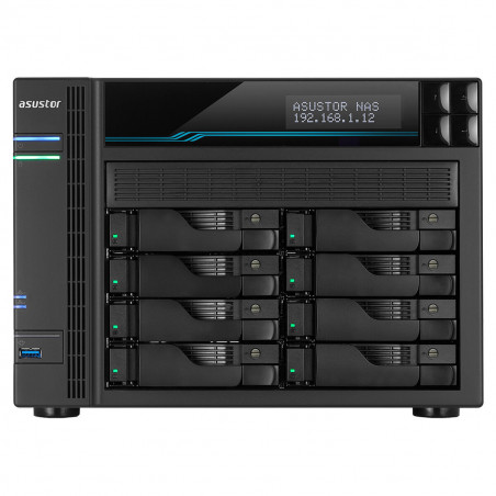 Armazenamanto em Rede NAS Asustor Lockerstor 10 AS6510T Preto Intel Atom C3538