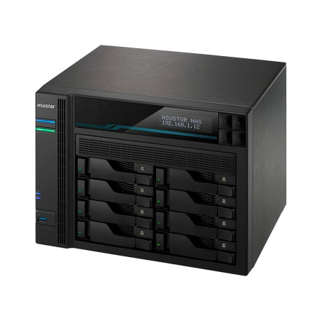 Armazenamanto em Rede NAS Asustor Lockerstor 10 AS6510T Preto Intel Atom C3538