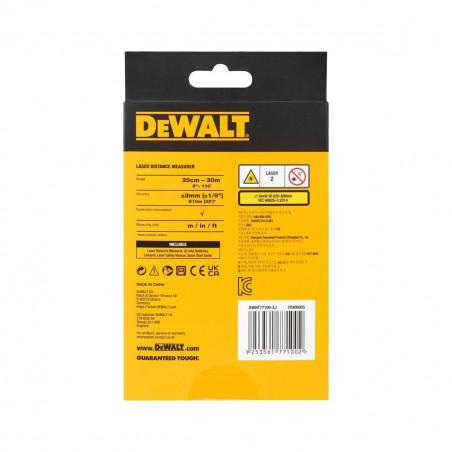 Telemetro Dewalt DWHT77100-XJ 30 m 2 Pezzi