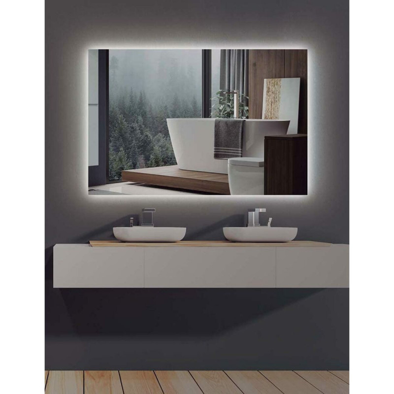 Specchio da bagno con luce LED Ledimex SUEC006-60 60 x 80 cm