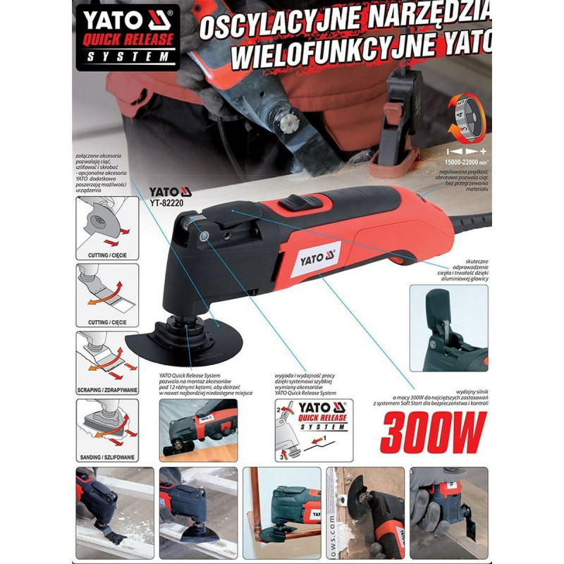 Multi-utensile Yato YT-82220 300 W