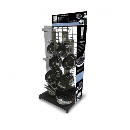 Sartén Quid Professional Pro-induction Negro Metal Acero Ø 24 cm (6 Unidades)