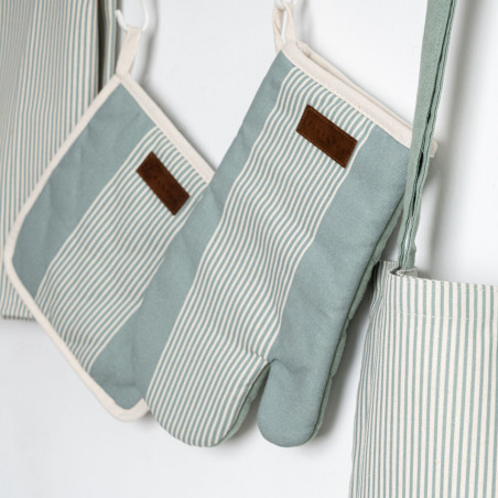 Oven Mitt Vinthera Okapi Bicoloured Textile 18 x 28 cm (2 Units)