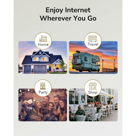 Router Cudy LT300_EU Bianco RJ45 RJ45 x 1 Wi-Fi 4