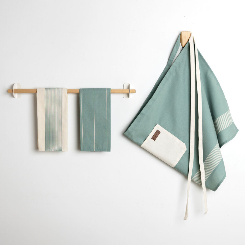 Ensemble de Cuisine Vinthera Okapi Due Bicolore 40 x 60 cm 50 x 110 cm 3 Pièces