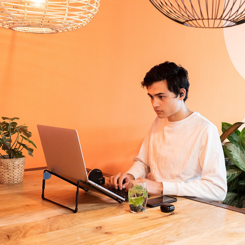 Laptop-Stand R-Go RGOSC015BL Stahl