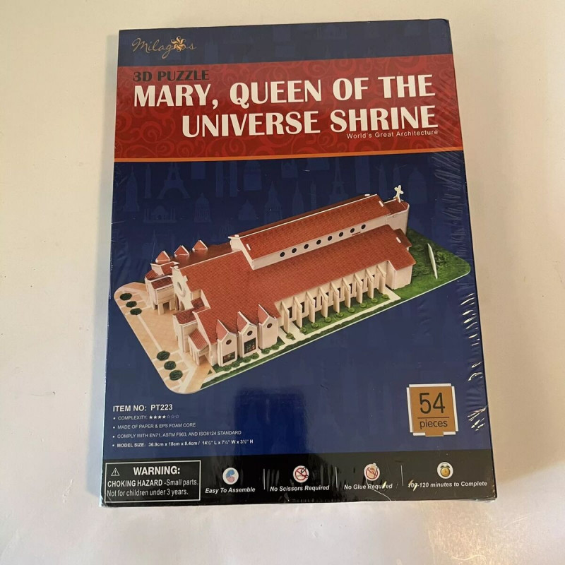 3D Puzzle CubicFun MARY QUEEN OF THE UNIVERSE SHRINE Bunt 54 Stücke