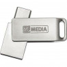 Pendrive MyMedia Silberfarben 128 GB