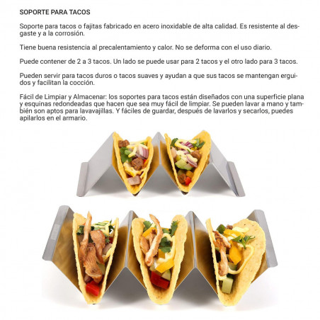 Soporte para tacos My Bar 22 x 10 x 5 cm 0,6 mm (24 Unidades)