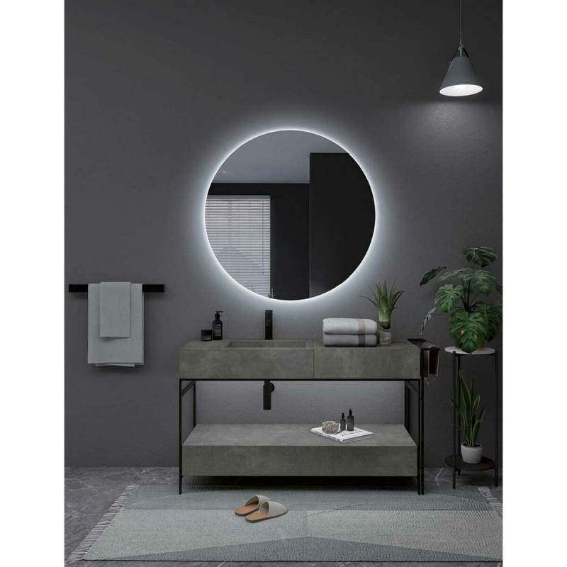 Miroir de salle de bains avec lumière LED Ledimex OPOR001-90 Miroir