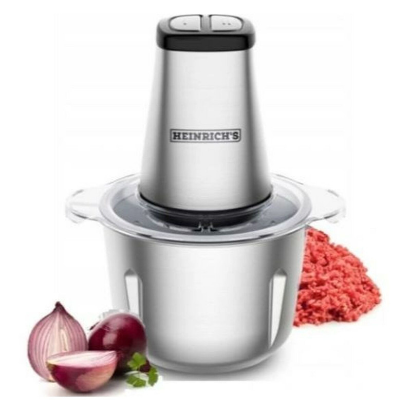Bol mixeur Heinrich's HMZ 8849 Gris Argenté 500 W 2 L