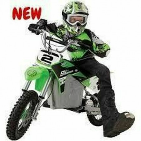 Scooter électrique pour Enfants Razor Dirt Rocket SX350 McGrath Blanc Noir Vert Gris