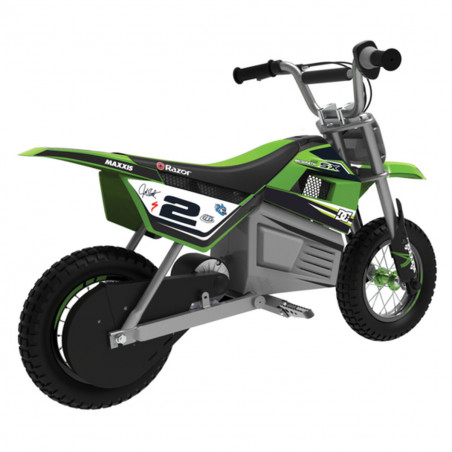 Scooter eléctrica para crianças Razor Dirt Rocket SX350 McGrath Branco Preto Verde Cinzento