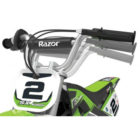 Scooter elettrico per bambini Razor Dirt Rocket SX350 McGrath Bianco Nero Verde Grigio