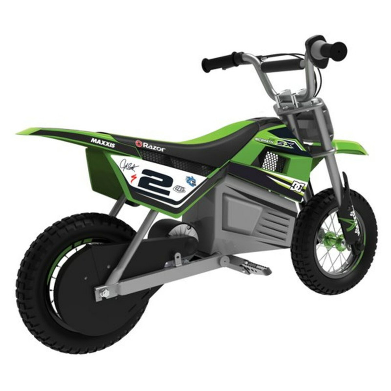 Scooter eléctrica para crianças Razor Dirt Rocket SX350 McGrath Branco Preto Verde Cinzento