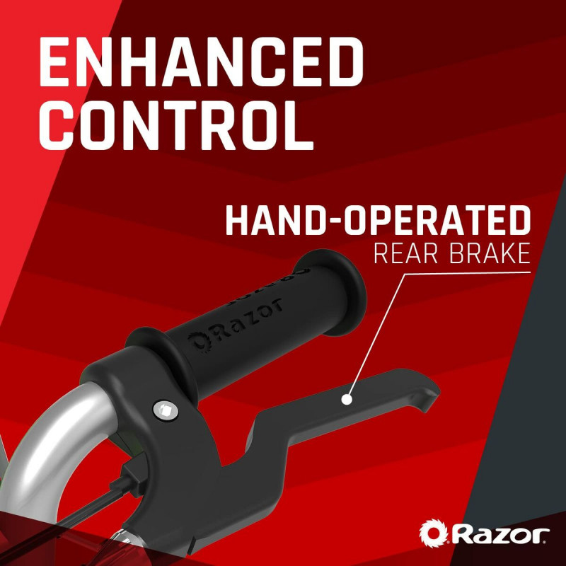 Scooter eléctrica para crianças Razor Dirt Rocket SX350 McGrath Branco Preto Verde Cinzento