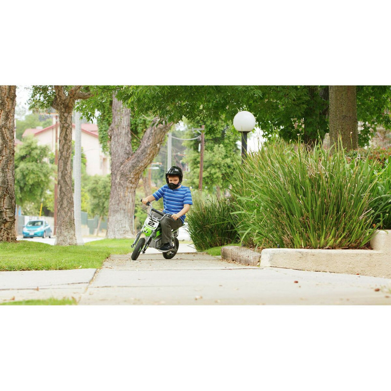 Scooter eléctrica para crianças Razor Dirt Rocket SX350 McGrath Branco Preto Verde Cinzento