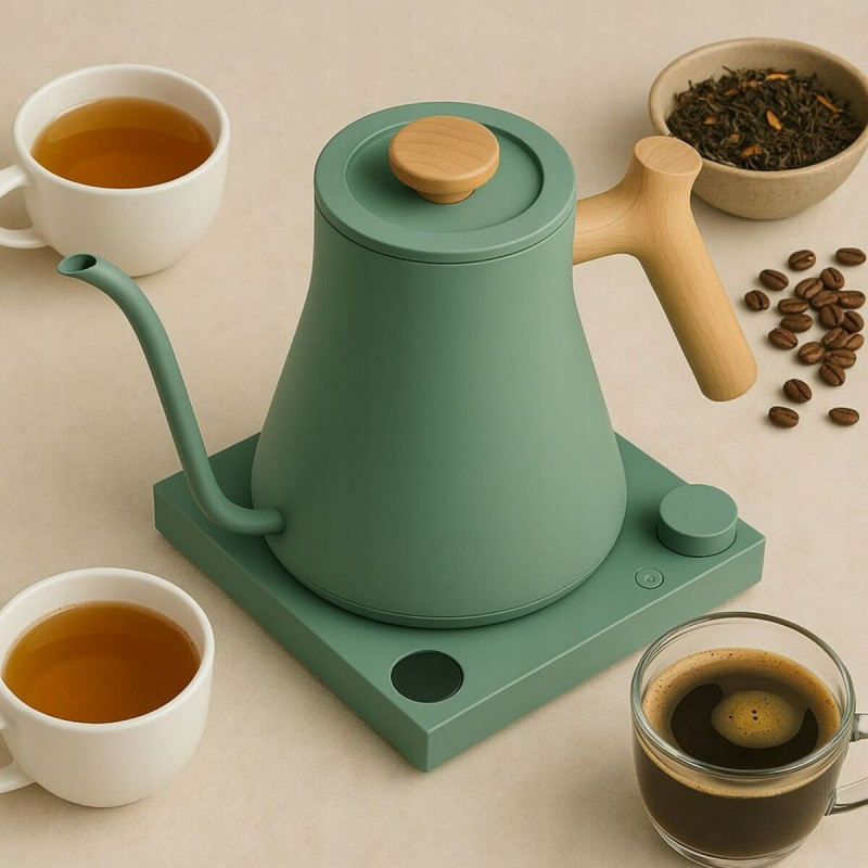 Kettle Fellow Green Wood Stainless steel 900 ml