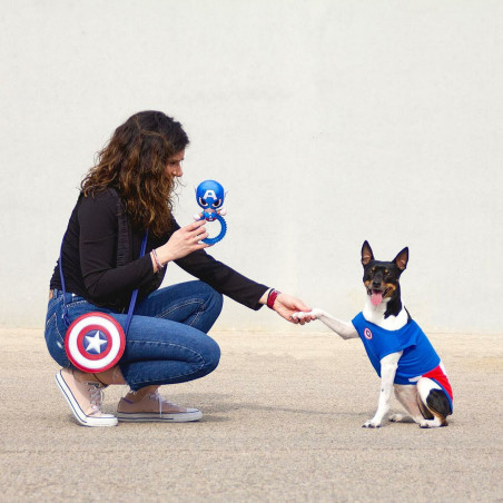 Giocattoli per cani The Avengers Azzurro 100 % poliestere