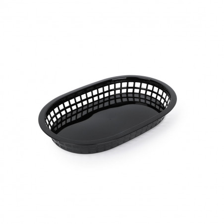 Corbeille à Pain Noir Plastique Rectangulaire 27,4 x 17,5 x 3,6 cm (36 Unités)