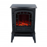 Chimenea Eléctrica Decorativa de Pared Classic Fire Torino Negro 2000 W 56,5 x 24 x 38 cm