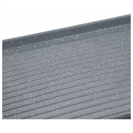 Griglia San Ignacio Lava Alluminio 45 x 27 cm Grigio