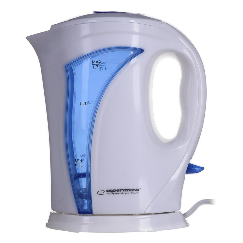 Bollitore Esperanza EKK018G  Azzurro Bianco Plastica 2200 W 1,7 L