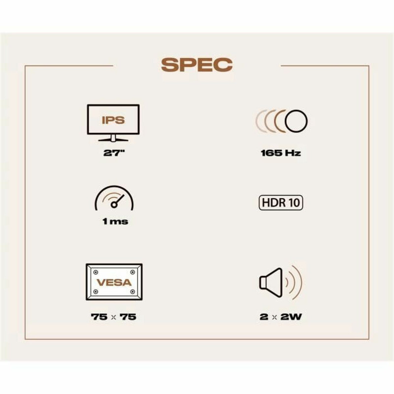 Monitor Japannext JN-27IPS165WQHDR-HSP WQHD 27"