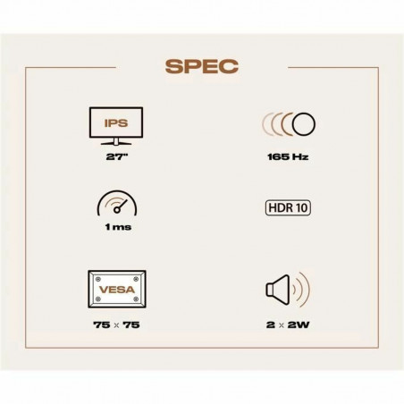 Monitor Japannext JN-27IPS165WQHDR-HSP WQHD 27"