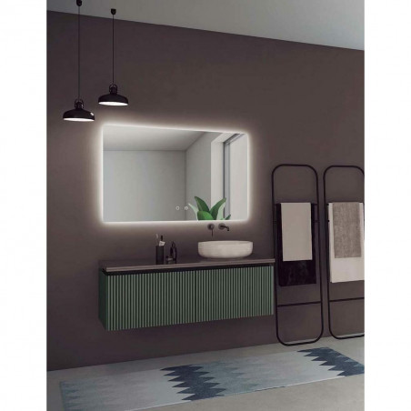 Badezimmerspiegel mit LED-Licht Ledimex ITAL007-90 90 x 80 cm