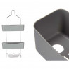 Etagère de salle de bains Berilo Gris Métal Plastique 28 x 60 x 14 cm (6 Unités)