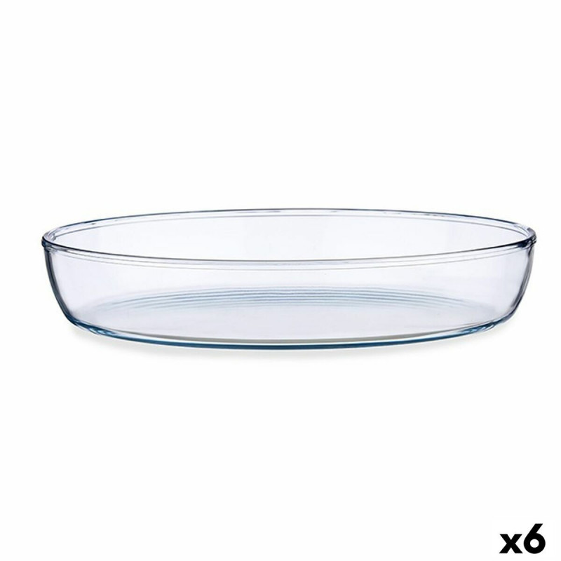 Plat à Gratin Pasabahce Borcam Ovale 3,3 L 25 x 6,5 x 35,2 cm (6 Unités)