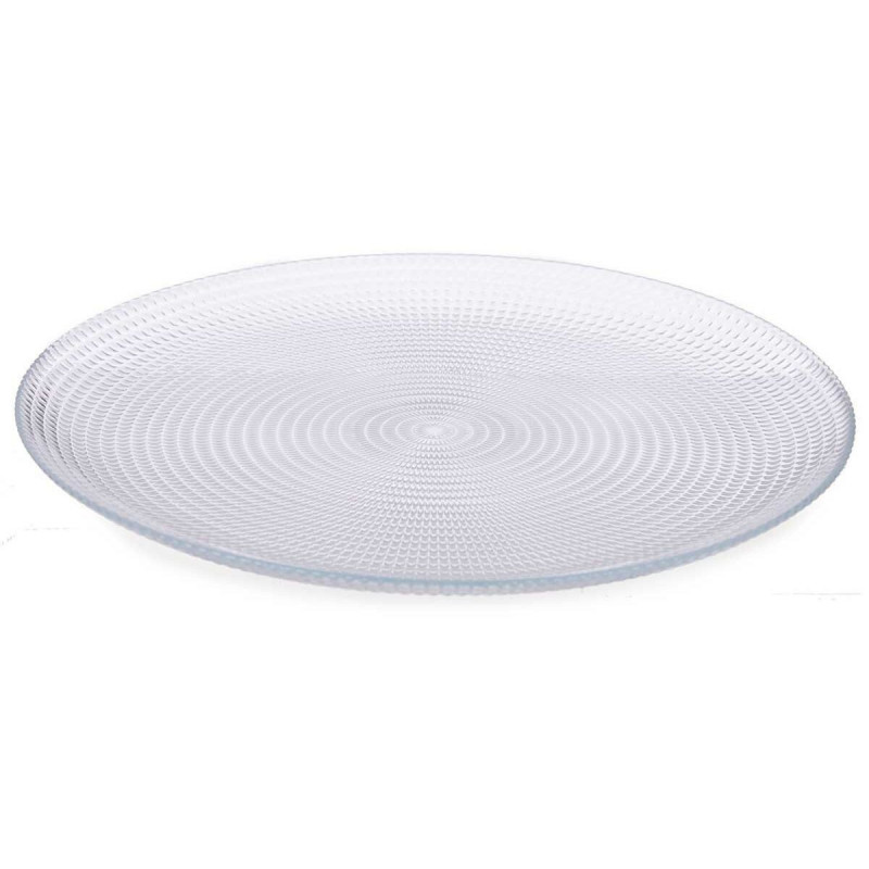 Plate set Pasabahce Generation Transparent Glass Ø 27 cm 27,5 x 5 x 28,5 cm (4 Units)