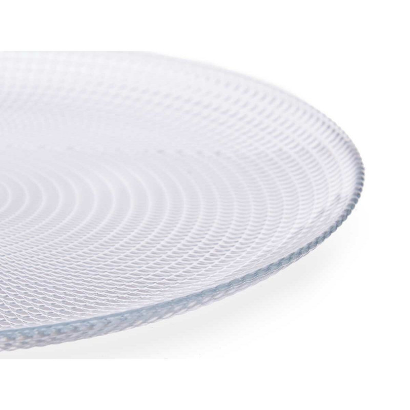 Plate set Pasabahce Generation Transparent Glass Ø 27 cm 27,5 x 5 x 28,5 cm (4 Units)
