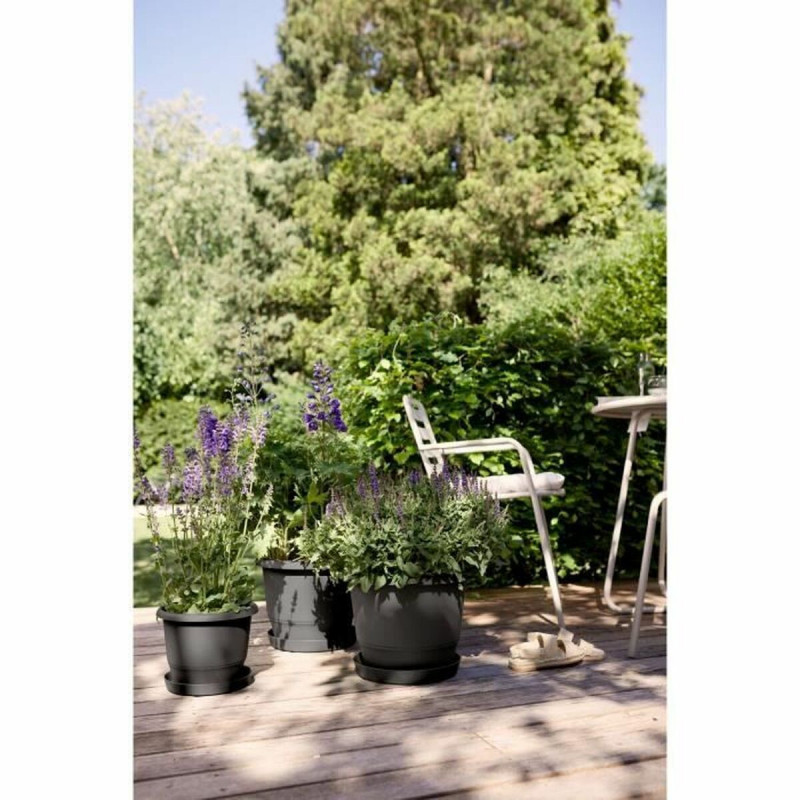 Plant pot Elho Black Anthracite 25 x 24,5 x 18 cm